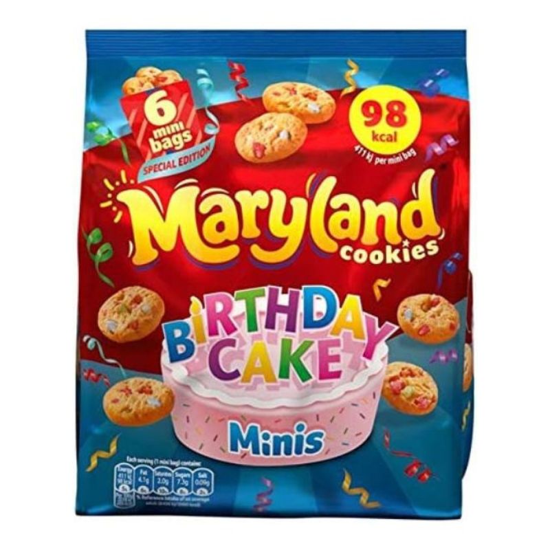 Maryland Mini Birthday Cake 8x6pk