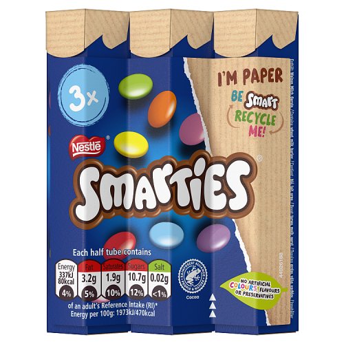 Nestle Smarties Tubes 16x3pk
