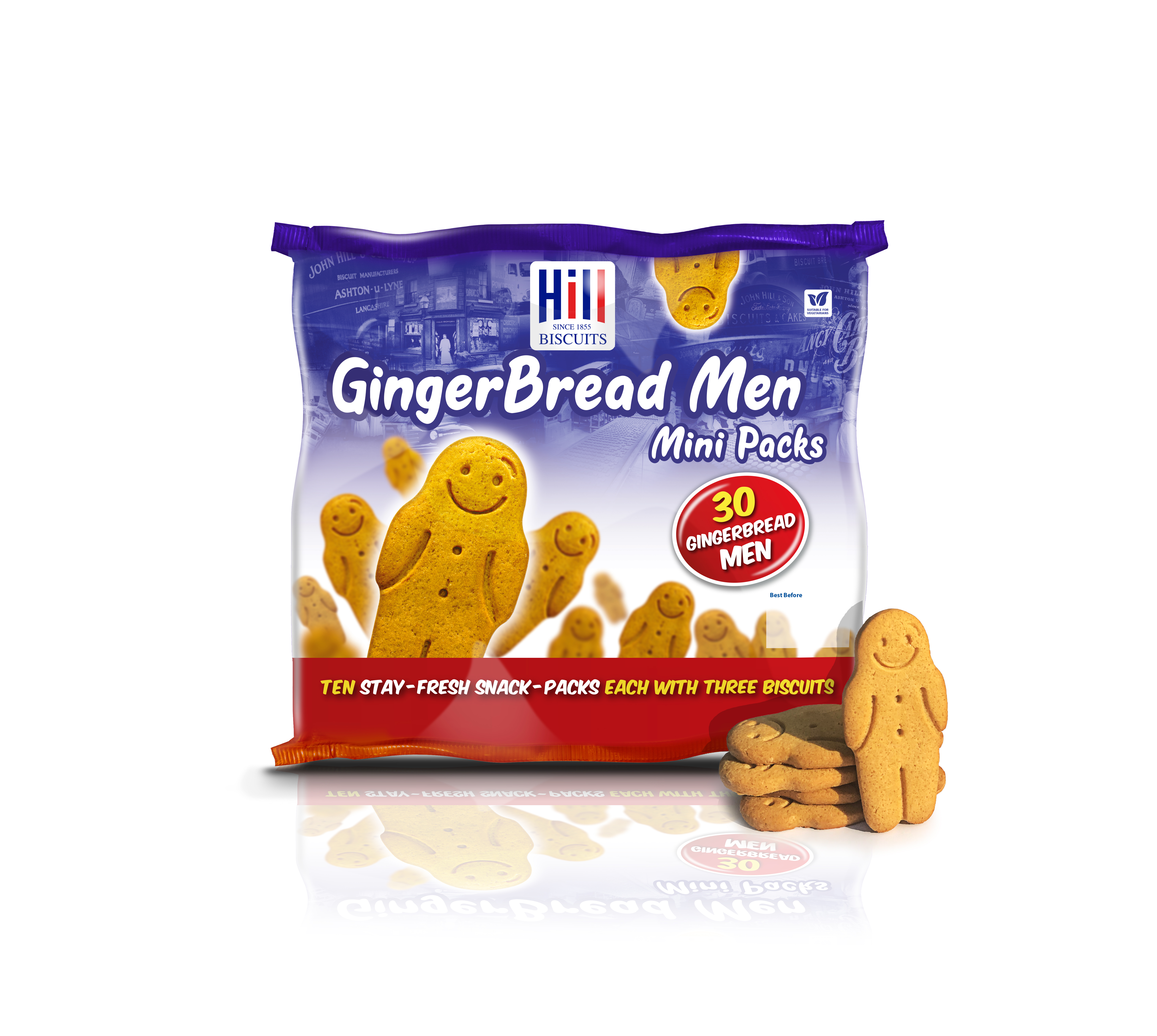 Hill Gingerbread Men 12x300g