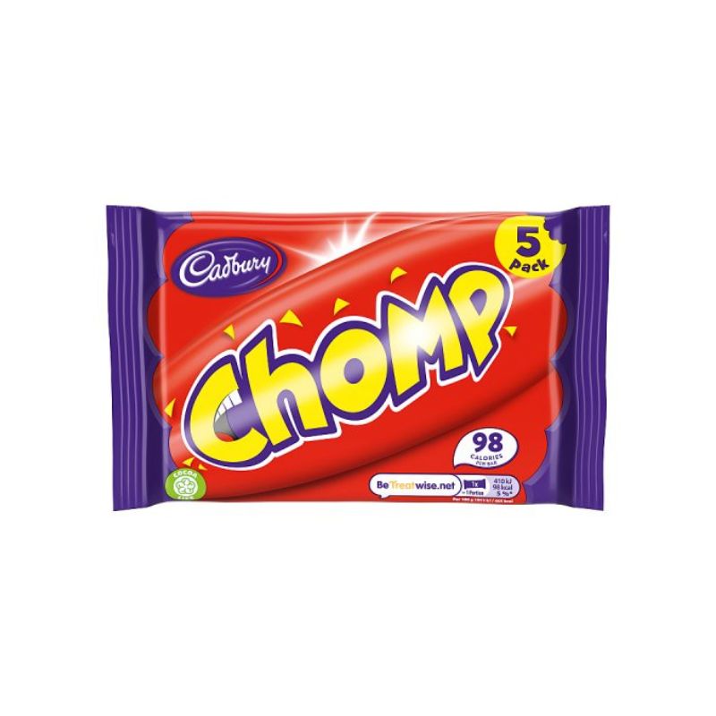 Cadbury Chomp Bars 18x5pk