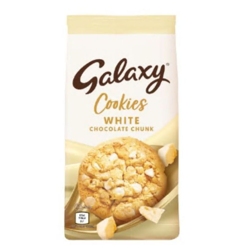 Galaxy White Choc Cookies 8x180gr