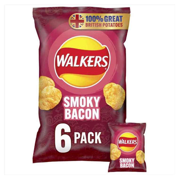 Walkers Smoky Bacon 18x6pk