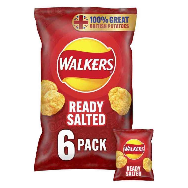 Walkers Ready Salted 18x6pk
