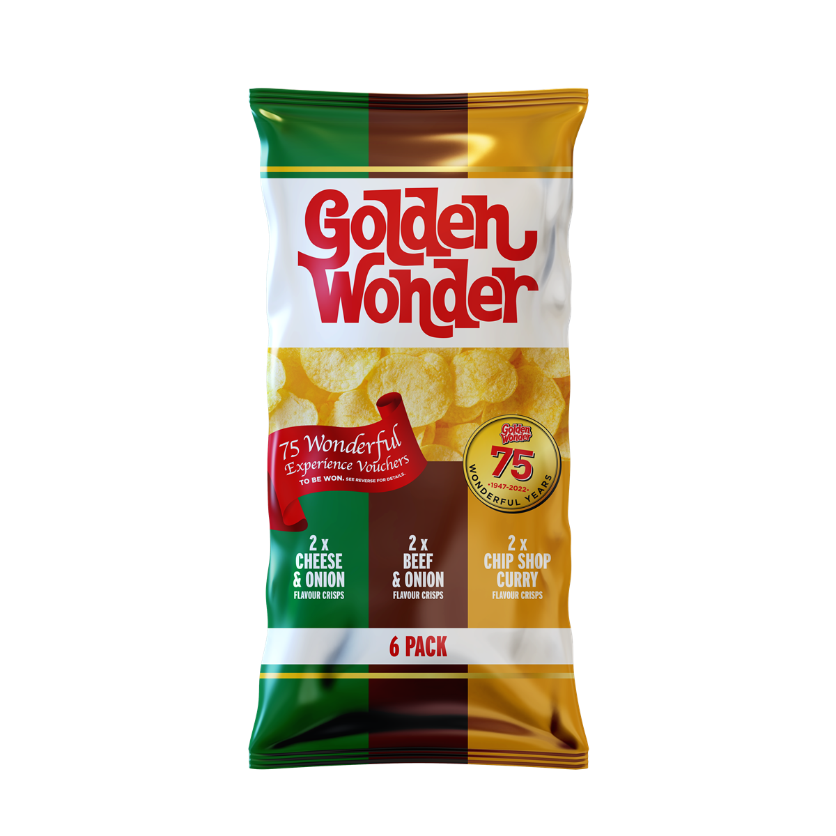 Golden Wonder 75th Variety 16x6pk