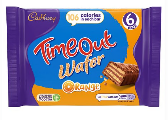 Cadbury Timeout Wafer Orange 13x6pk