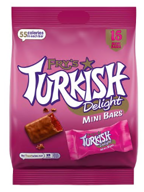 Frys Turkish Delight Mini Bars 10x225g