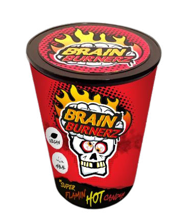 Brain Blasterz Super Flamin Hot Candy Tub 12x48g