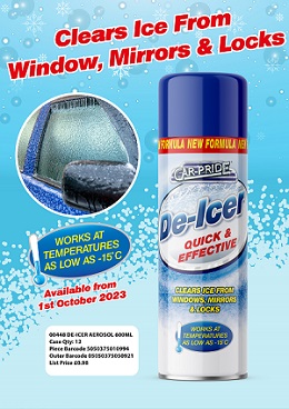 Carpride De-Icer Glass Cleaner 12x600ml