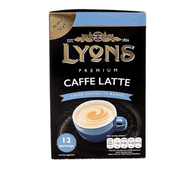 Lyons Caffe Latte 12x10pkx15g