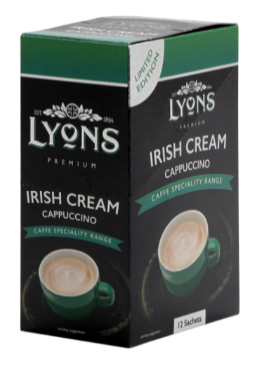 Lyons Irish Cream 12x10pkx15g