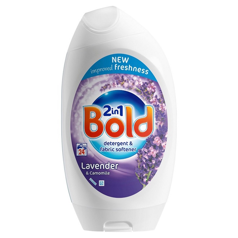 Bold 2In1 Washing Gel Lavender & Camomile 24W 6x840ml