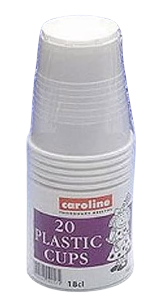 Caroline Plastic Cups 12x20'S