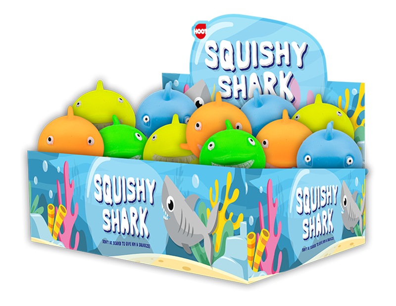 Squishy Shark PDQ 24x1pk