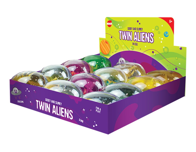 Twin Aliens In Egg With PDQ 24x1pk