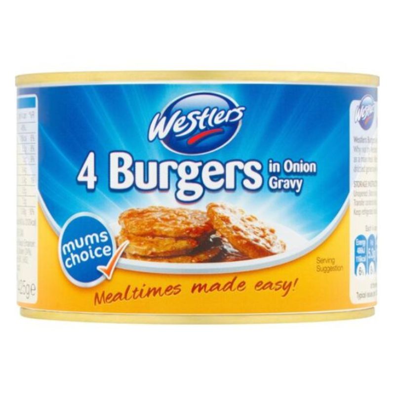 Westler Burger In Gravy 6x425g