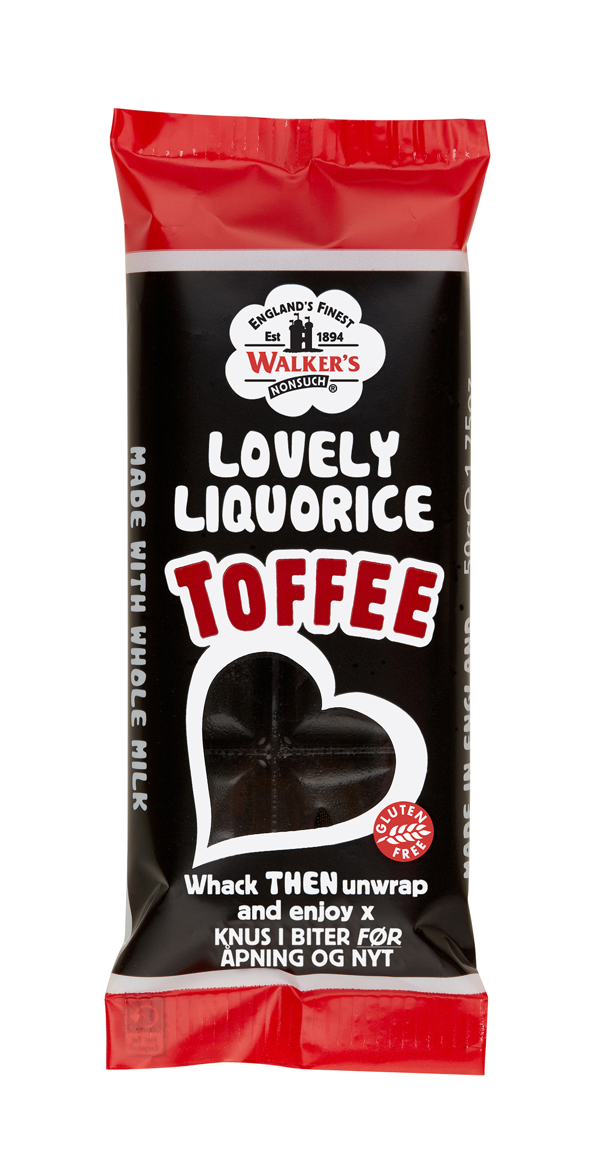 Walkers Lovely Liquorice Toffee Bar 24x50g