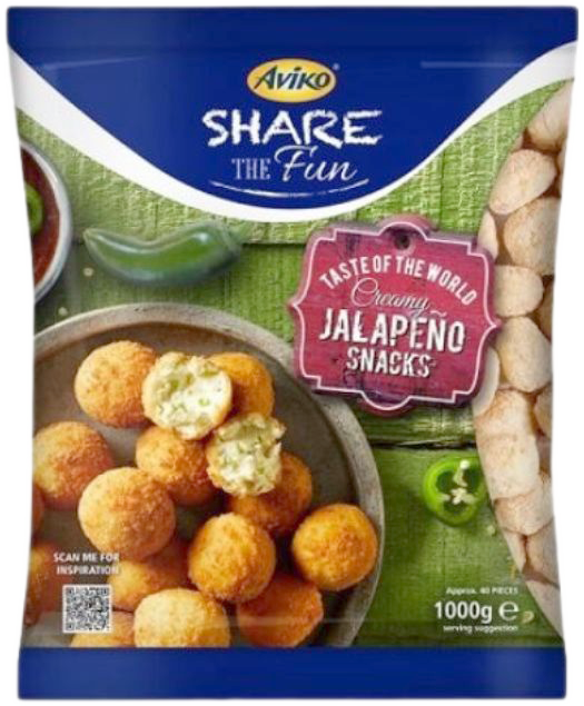 Aviko Jalapeno Snacks 1kg