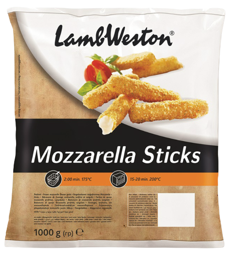 Lamb Weston Piccolo Mozzarella Sticks 1kg
