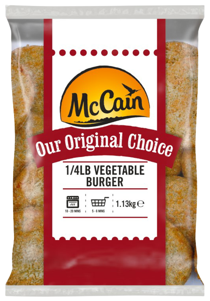 McCain Vegetable Burger 30x4oz
