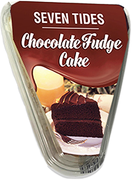 Seven Tides Chocolate Fudge Cake Individual (12 Slice) 140g