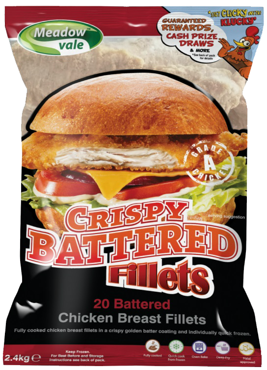 Meadow Vale Crispy Chicken Fillet Burger 20x120g