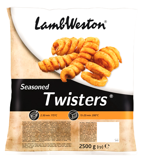 Lamb Weston Seasoned Twisters 4x2.5kg - D72