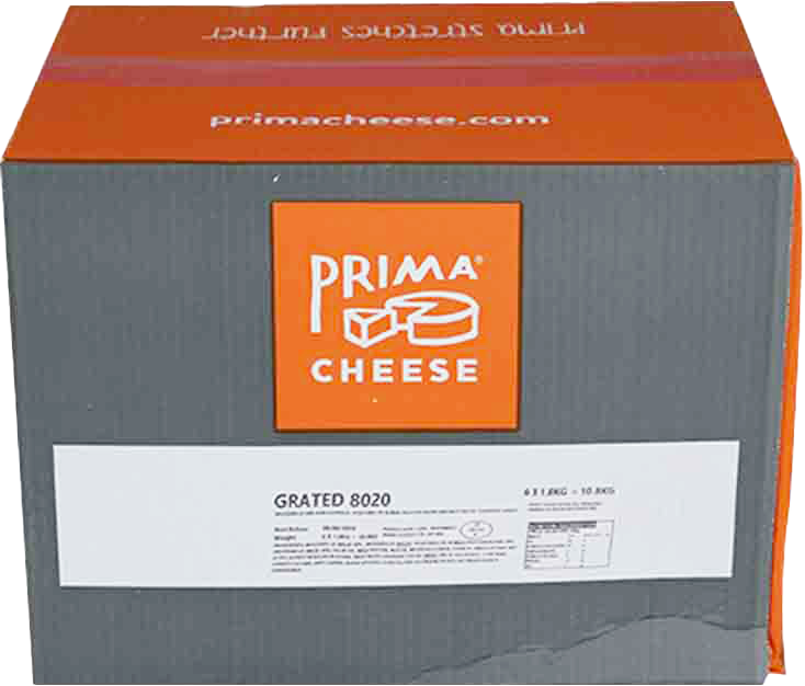 Prima Cheese 80/20 6x1.8kg Red Tape