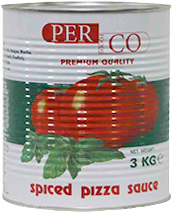 Perco Pizza Sauce Small Tin 3kg