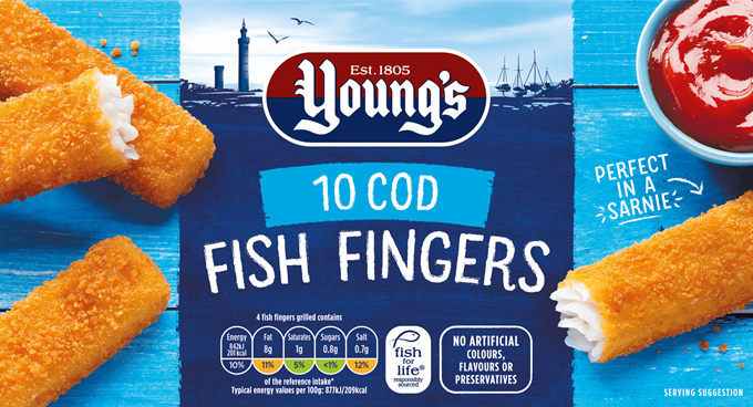 Youngs 10 Fish Finger: